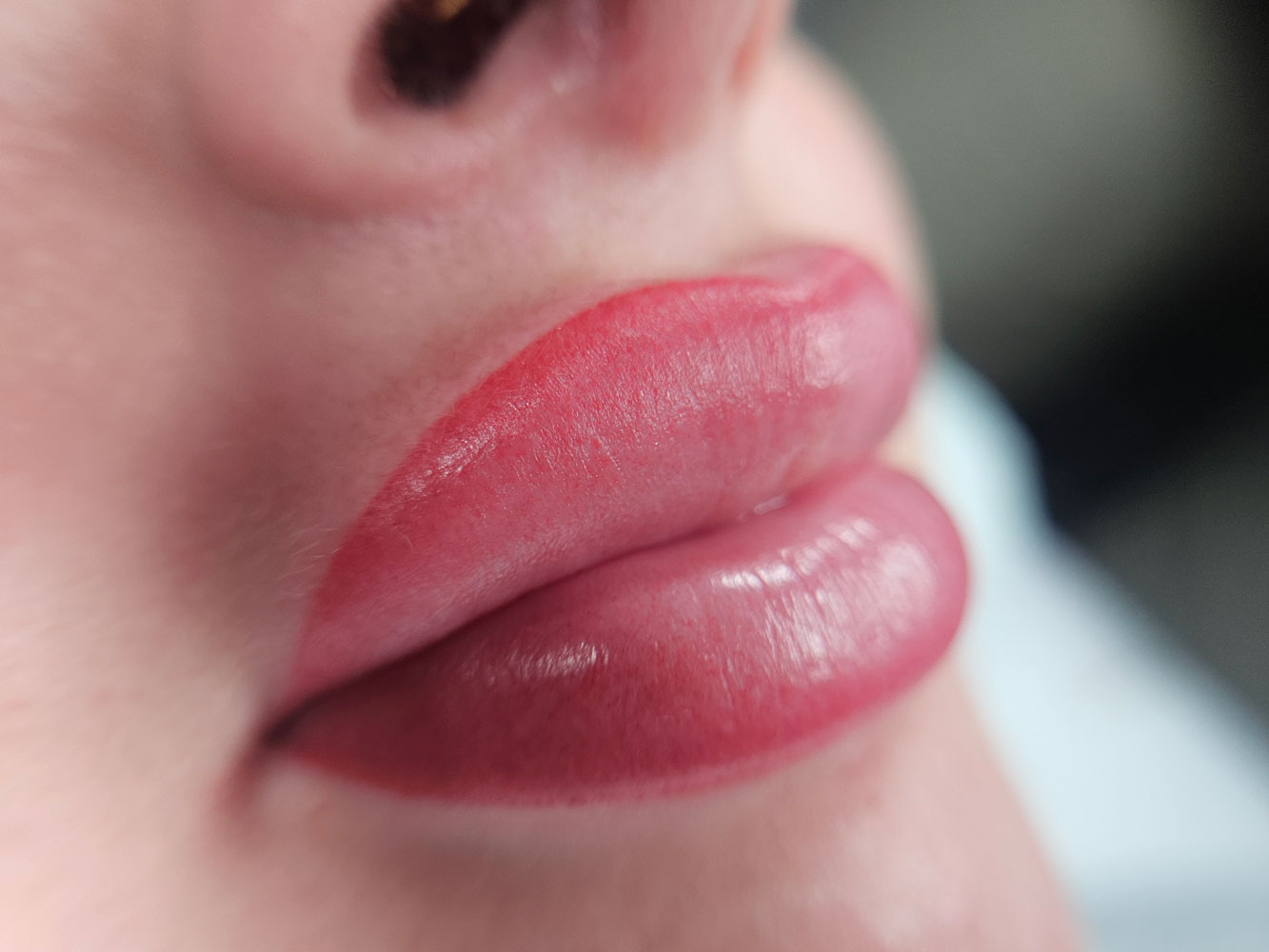 Maquillage lèvres au Havre